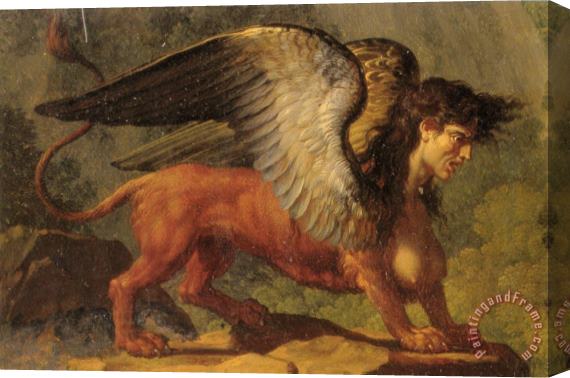 Francois Xavier Fabre Oedipus And The Sphinx [detail] Stretched Canvas Print / Canvas Art